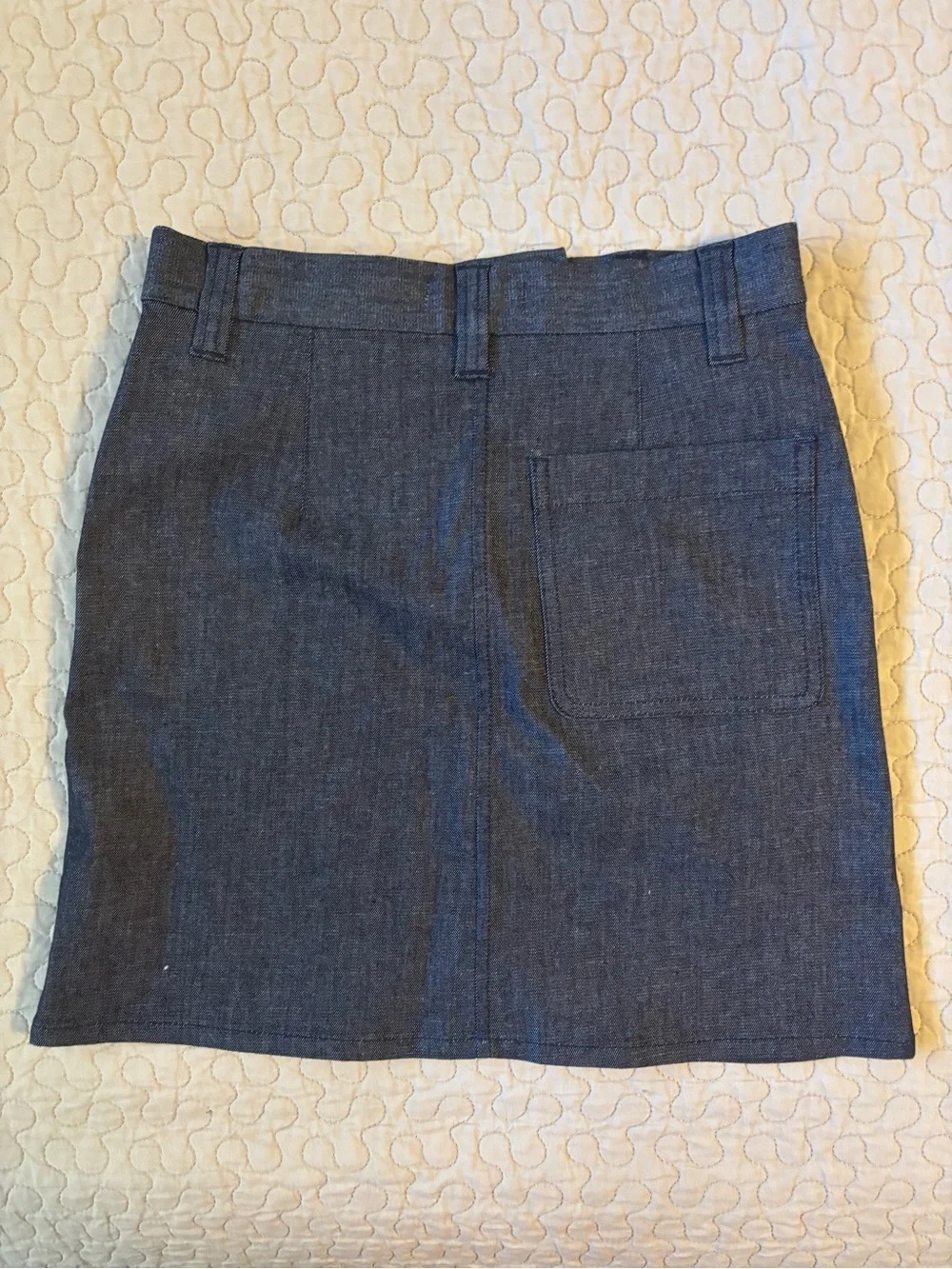 COS Dark Blue Denim Mini Skirt - Picture 3 of 12